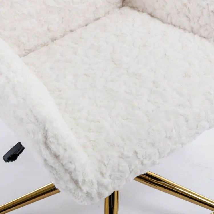 MLNshops Adjustable Home Office Chair in White