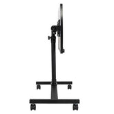 MLNshops Adjustable Rolling Computer Desk - Black Design