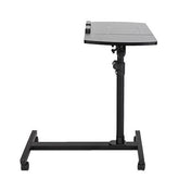 MLNshops Adjustable Rolling Computer Desk - Black Design