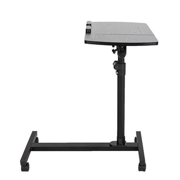 MLNshops Adjustable Rolling Computer Desk - Black Design
