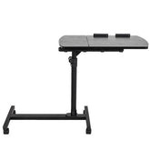MLNshops Adjustable Rolling Computer Desk - Black Design