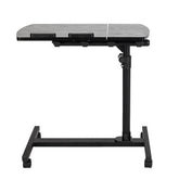 MLNshops Adjustable Rolling Computer Desk - Black Design
