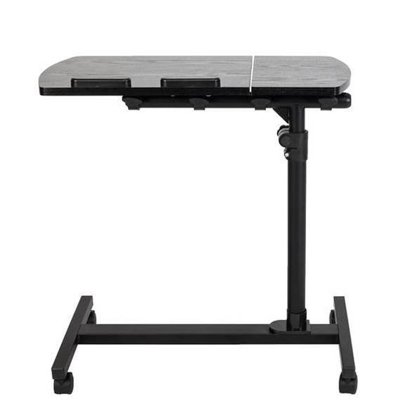 MLNshops Adjustable Rolling Computer Desk - Black Design