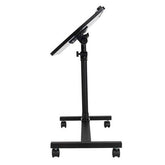 MLNshops Adjustable Rolling Computer Desk - Black Design