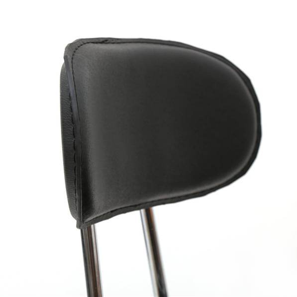 Adjustable Salon Stool with Backrest, Rolling Chair