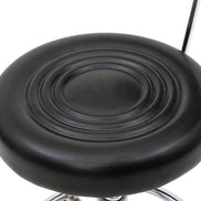 Adjustable Salon Stool with Backrest, Rolling Chair