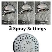 mlnshops Adjustable Swivel Showerhead with Multi-Mode Spray