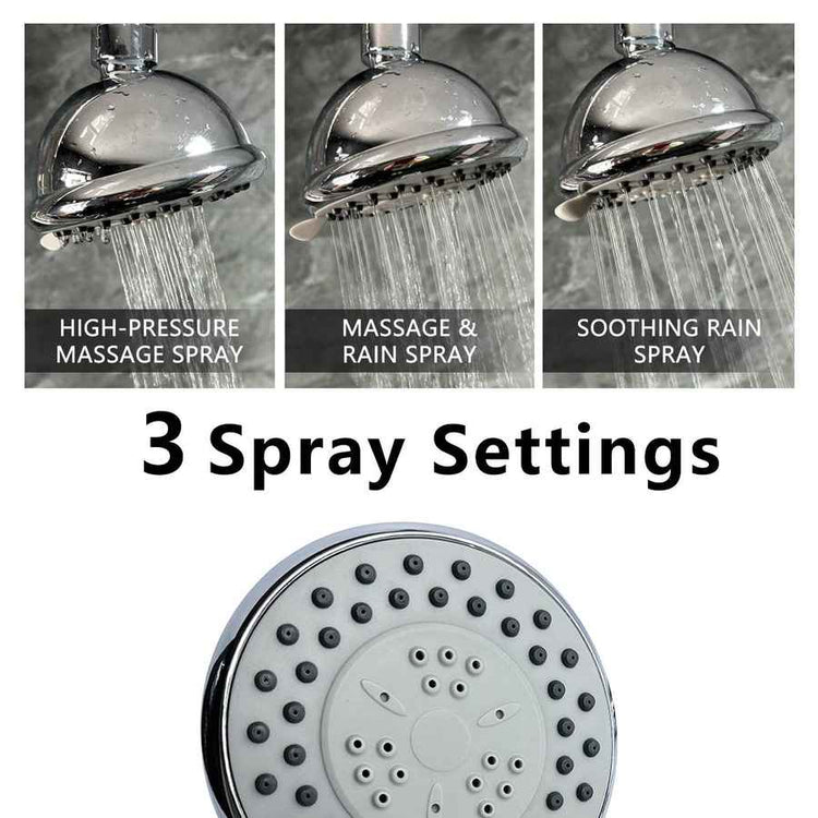 mlnshops Adjustable Swivel Showerhead with Multi-Mode Spray
