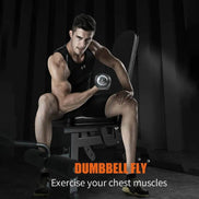 MLNshops Adjustable Weight Bench for Home Fitness