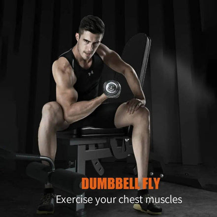 MLNshops Adjustable Weight Bench for Home Fitness