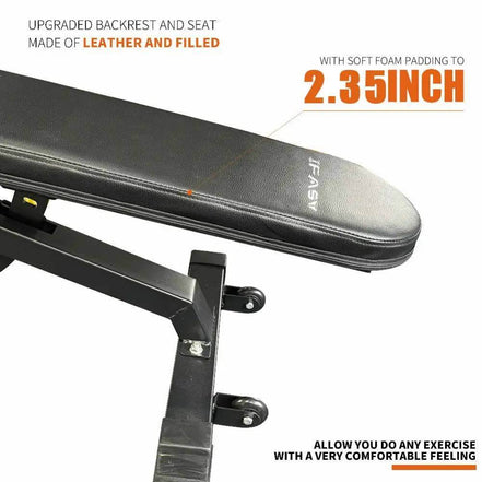 MLNshops Adjustable Weight Bench for Home Fitness