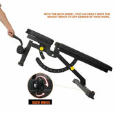 MLNshops Adjustable Weight Bench for Home Fitness
