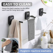 Premium Bamboo Fiber Exfoliating Body Scrubber Towel – Deep Clean & Gentle Exfoliation for Smooth Skin-Beige