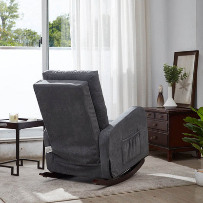 MLNshops Antique Gray Recliner Armchair for Comfort