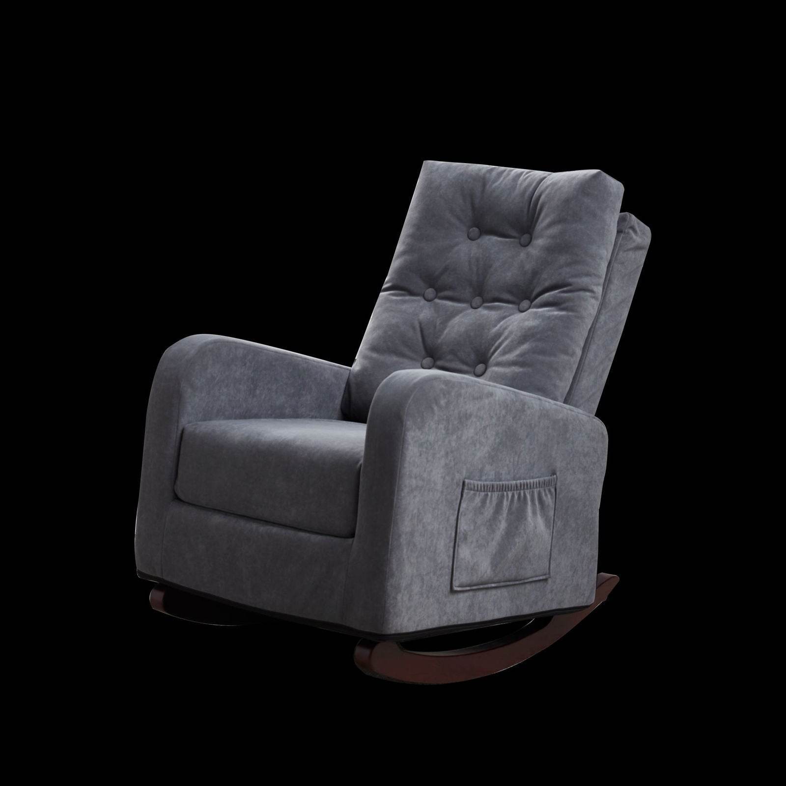 MLNshops Antique Gray Recliner Armchair for Comfort