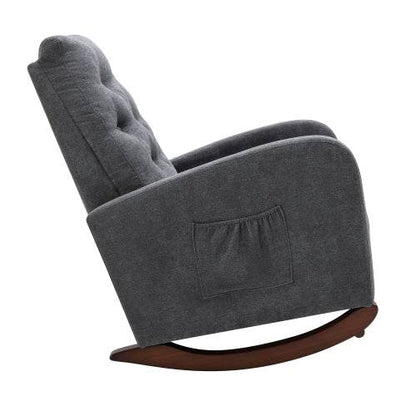 MLNshops Antique Gray Recliner Armchair for Comfort