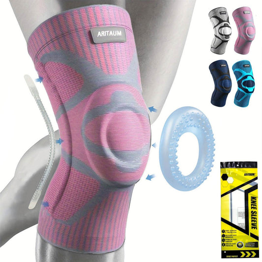 mlnshops Knee Support with Patella Gel Pad - Durable Brace XXL-pink(1pack)