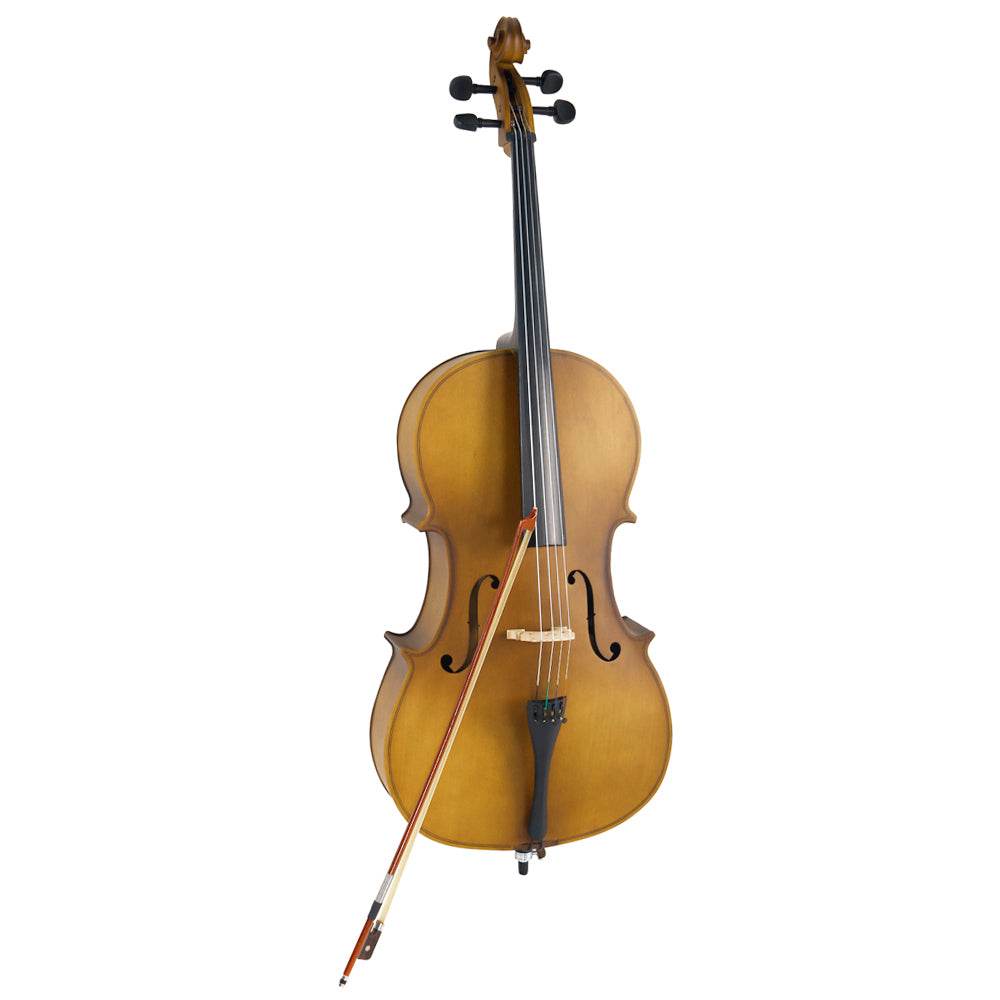 mlnshops full size acoustic cello for sale - with Bow Default Title