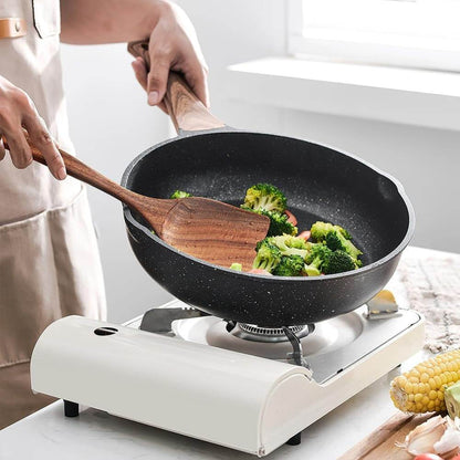 MLNshops teak wood kitchen utensils set - Durable Spoons