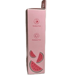 Pink cosmetic box with watermelon design and &