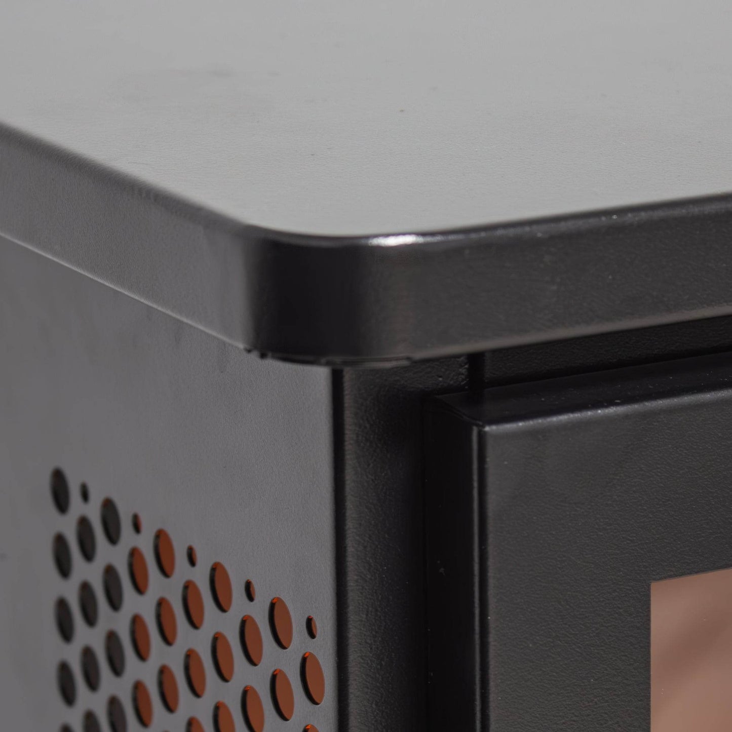 17 inch Freestanding Electric Fireplace Stove heater with 3D Flame effect,Black