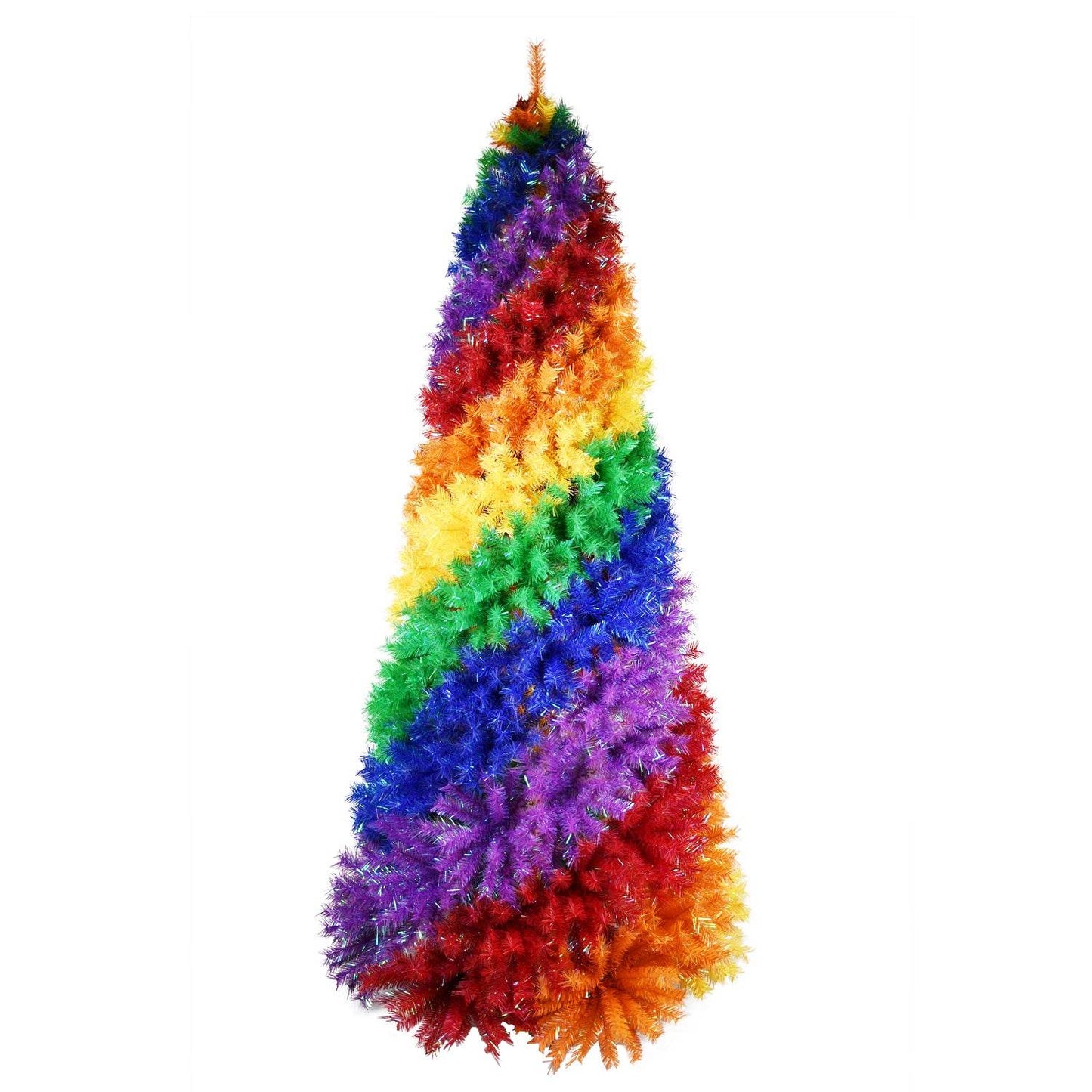 MLNshops Rainbow Spiral Christmas Tree - Vibrant Holiday