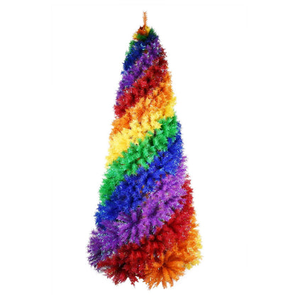 MLNshops Rainbow Spiral Christmas Tree - Vibrant Holiday