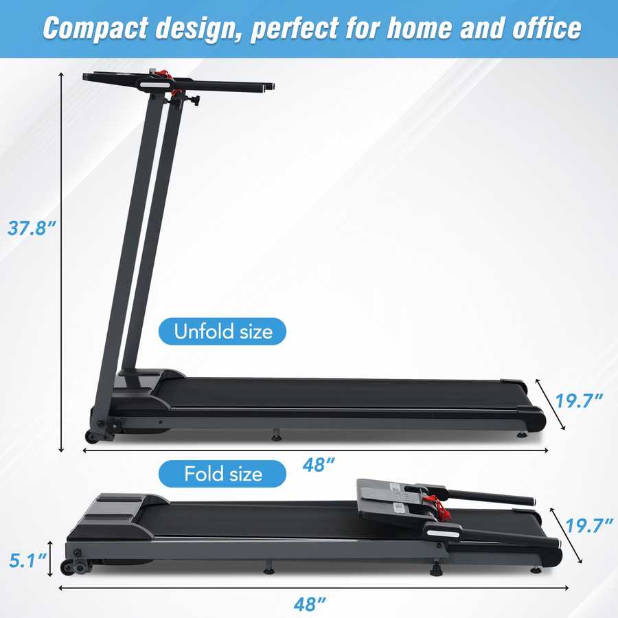 Folding Treadmill for Home Office 2.5HP