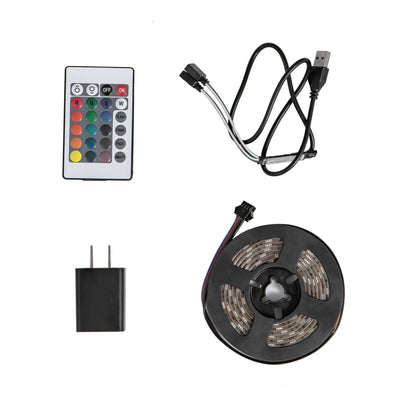 Floating TV Stand Wall Mounted with 16 Color LEDs,63' Modern TV Stand, Floating TV Cabinet Entertainment Center for 55 60 65 Inch TV,Black