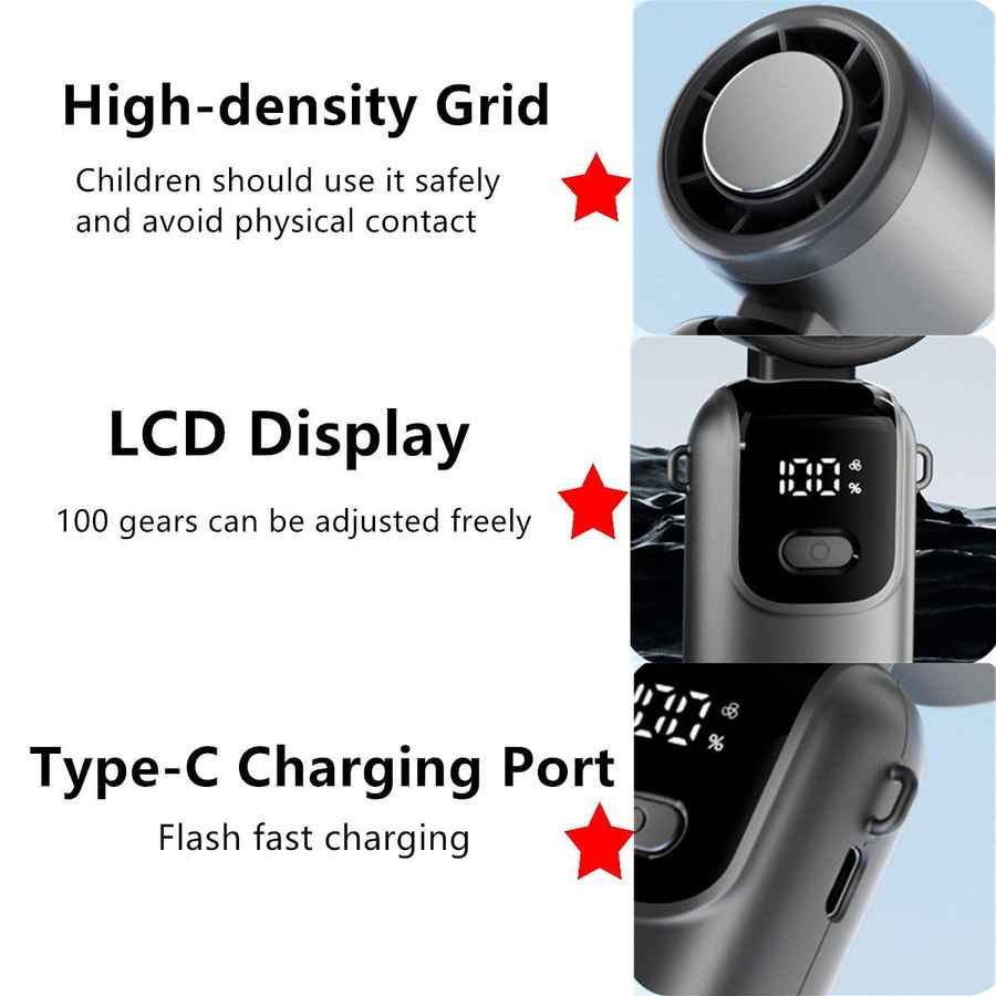Product with features highlighted on a white background