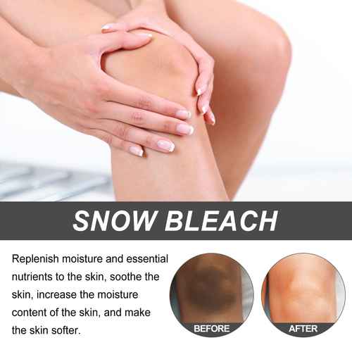 Person holding knee with &