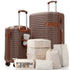 Hardshell Luggage Set with TSA Lock, 360° Spinner Wheels