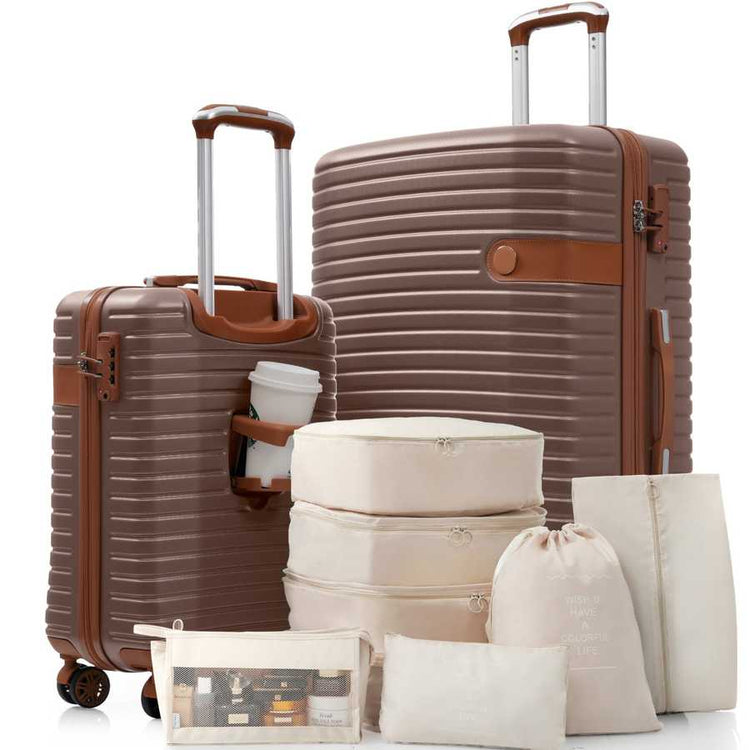 Hardshell Luggage Set with TSA Lock, 360° Spinner Wheels