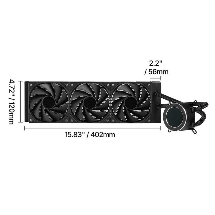 Technical specifications and features of a computer cooling system