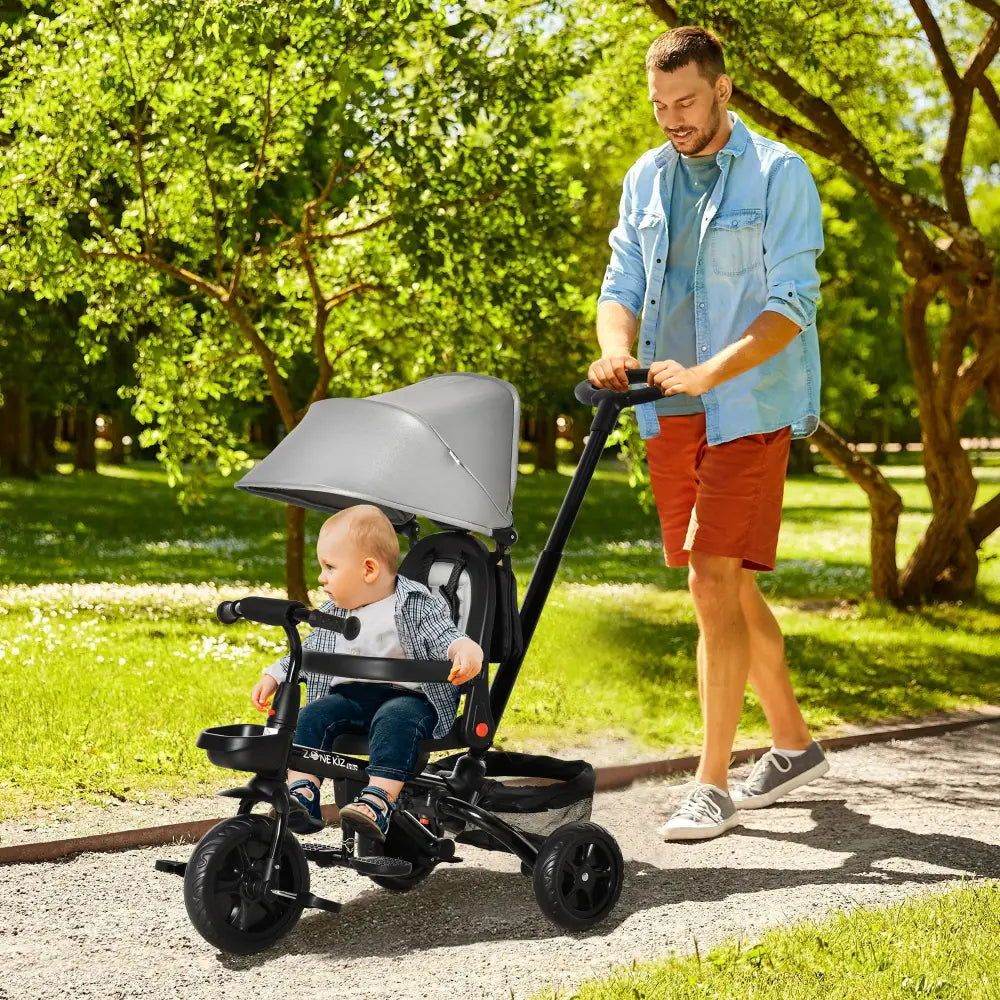 MLNshops Baby Trike with Footrest and Canopy