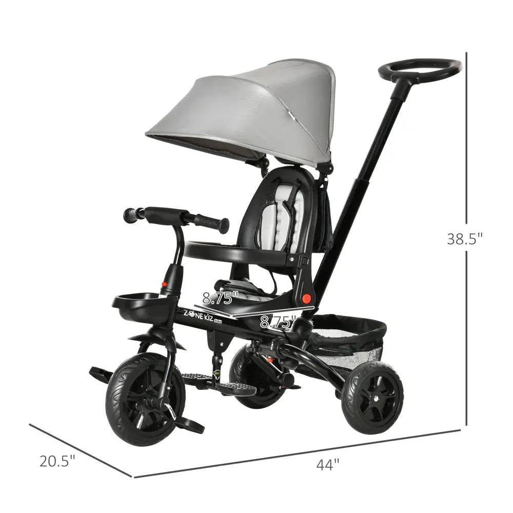MLNshops Baby Trike with Footrest and Canopy