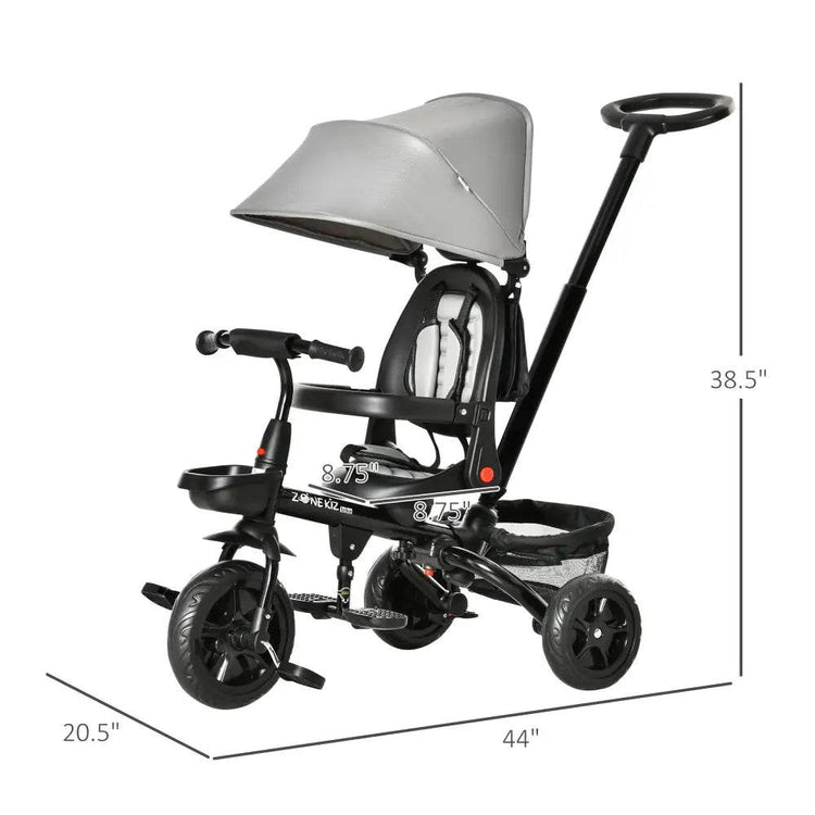 MLNshops Baby Trike with Footrest and Canopy