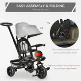 MLNshops Baby Trike with Footrest and Canopy