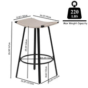 MLNshops Backless Counter Height Bar Stools Set of 2