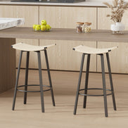 MLNshops Backless Counter Height Bar Stools Set of 2
