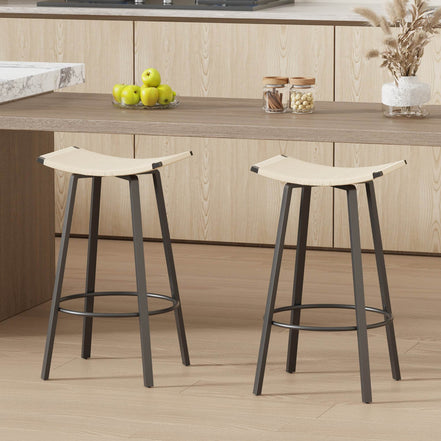 MLNshops Backless Counter Height Bar Stools Set of 2