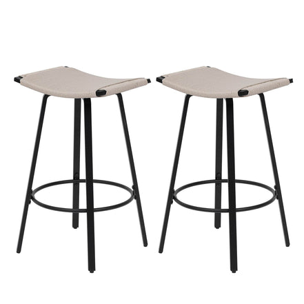 MLNshops Backless Counter Height Bar Stools Set of 2 Default