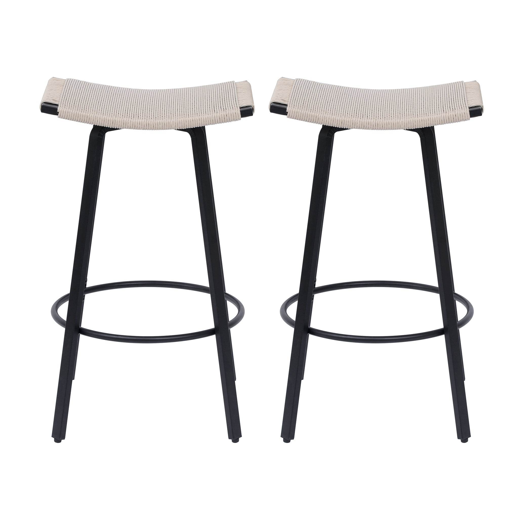 MLNshops Backless Counter Height Bar Stools Set of 2