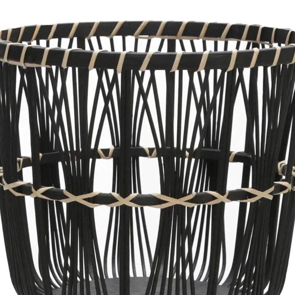 MLNshops Bamboo Planters Set for Stylish Home Decor