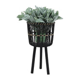 MLNshops Bamboo Planters Set for Stylish Home Decor