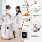 MLNshops Bath Towel Heater with Digital Display