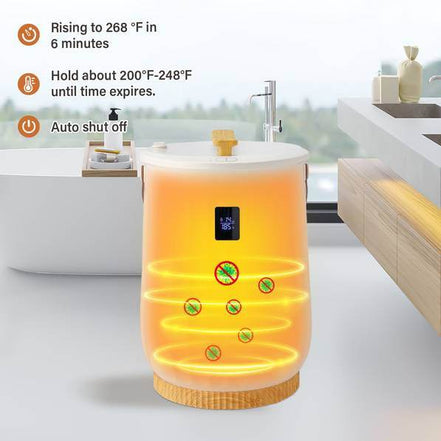 MLNshops Bath Towel Heater with Digital Display