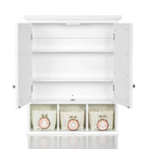 MLNshops Bathroom Cabinet with Mirror and Baskets