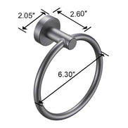 mlnshops Round Bathroom Hand Towel Ring Holder