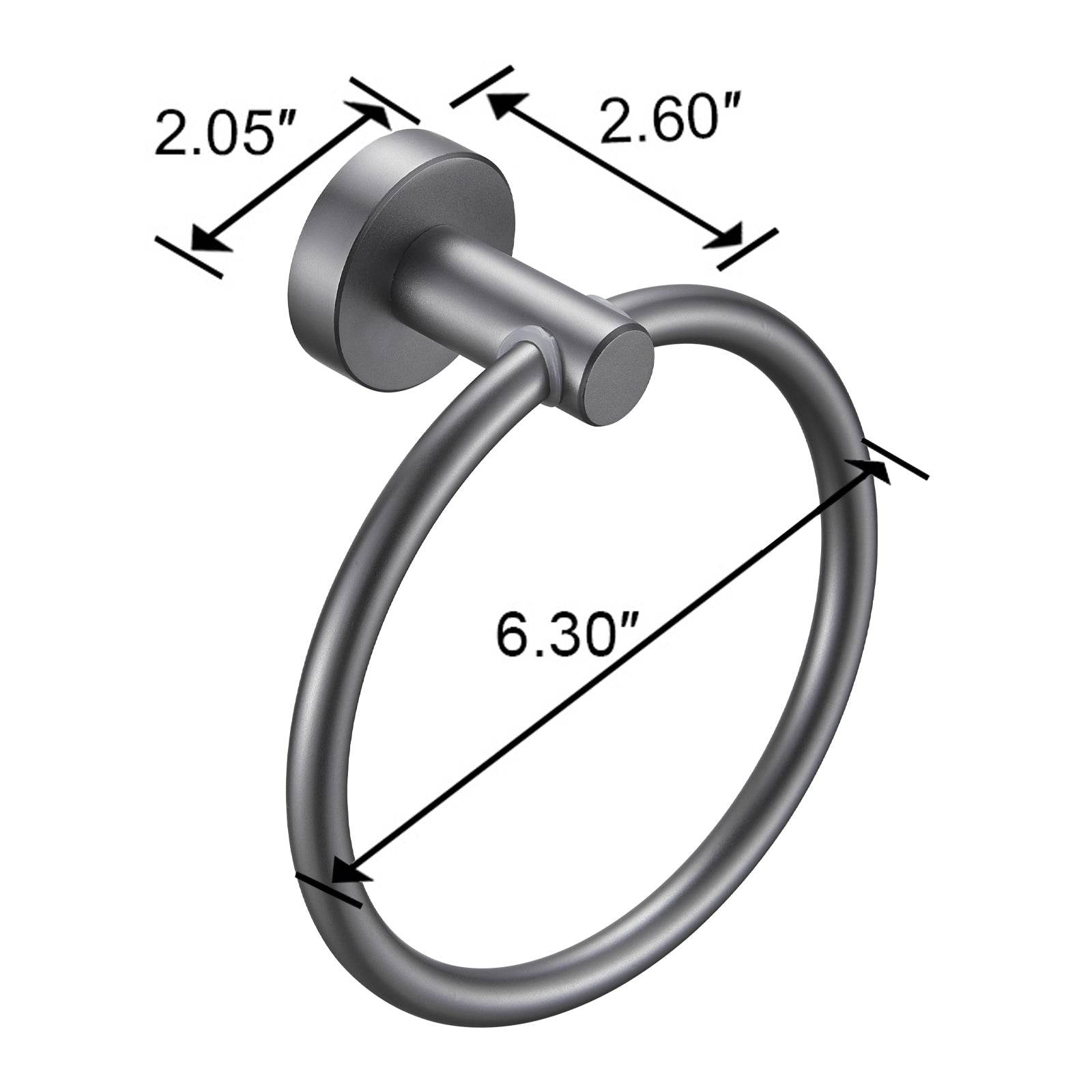 mlnshops Round Bathroom Hand Towel Ring Holder